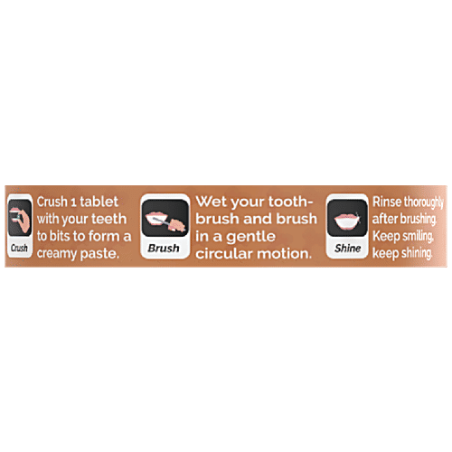 Teeth a Bit Multi-Protection Tooth Bits - With Fluoride, Clove Cinnamon Mint, For 13+ Years, 60 pcs Bottle 0