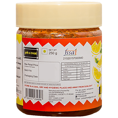 Buy PICK A TREAT Lemon Chutney Meal Homely & Healthy