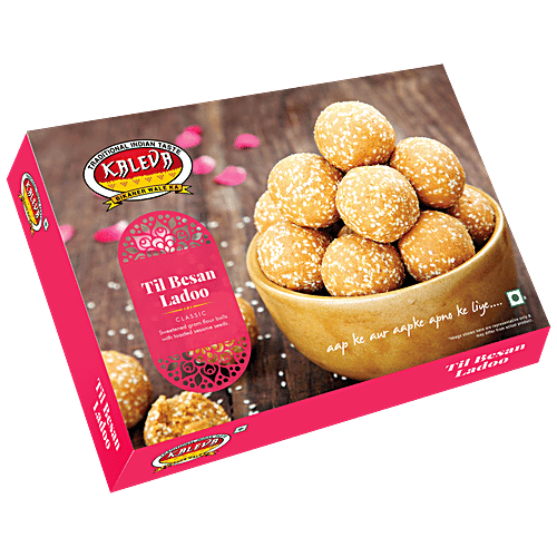 Buy Kaleva Til Besan Ladoo Indian Sweet Online at Best Price of Rs