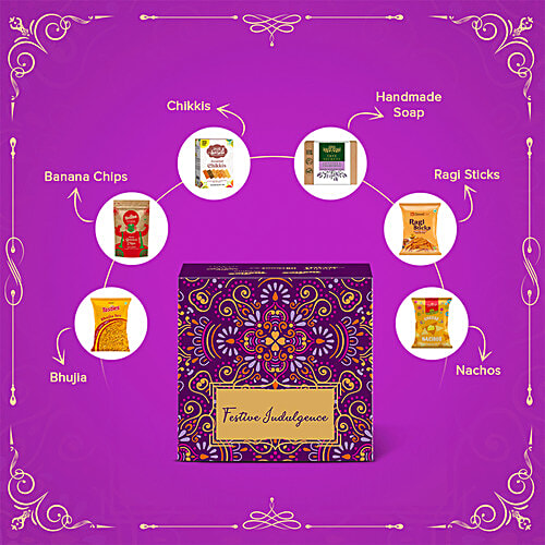 Buy Bigbasket Gift Box Assorted Pack Festive Indulgence Online at