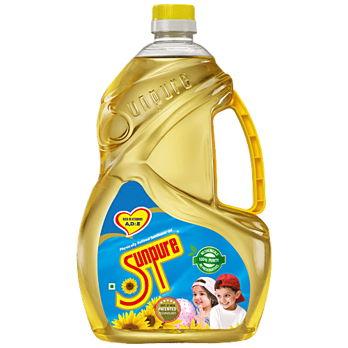 Buy Sunpure Refined Sunflower Oil Rich In Vitamin A, D, E Online at