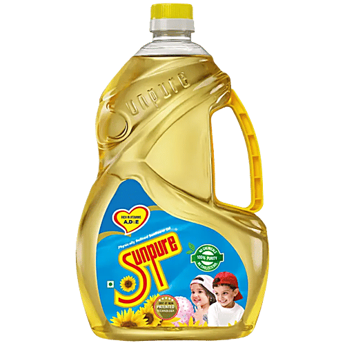 Sunpure Refined Sunflower Oil, 2 L PET Bottle