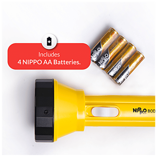 Buy Nippo Bodyguard LED Torch Polycarbonate, Long Lasting Online at