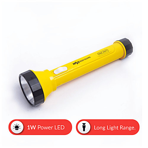 Buy Nippo Bodyguard LED Torch Polycarbonate, Long Lasting Online at