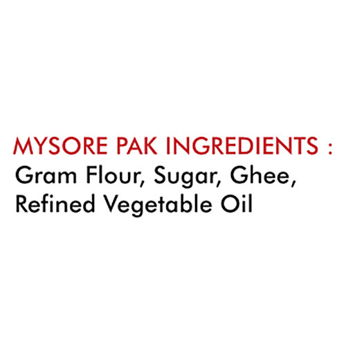 SHUB Mysore Pak - Dessert, Snack, 500 g  