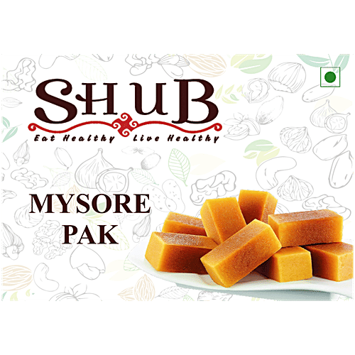SHUB Mysore Pak - Dessert, Snack, 500 g  