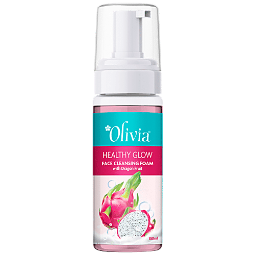 Buy Olivia Healthy Glow Face Cleansing Foam With Dragon Fruit Rich In