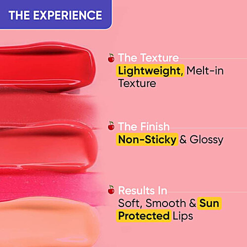 Dot & Key Gloss Boss Lip Balm With Vitamin C, E - SPF 30, Cherry Pop, For Smooth Texture, 12 g  
