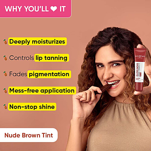 Dot & Key Gloss Boss Lip Balm With Vitamin C, E - SPF 30, Cocoa Mint, For Smooth Texture, 12 g  