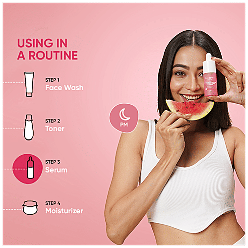 Dot & Key Watermelon Superglow 10% Glycolic Renew Face Serum - PHA & Cloudberry Oil, 30 ml  