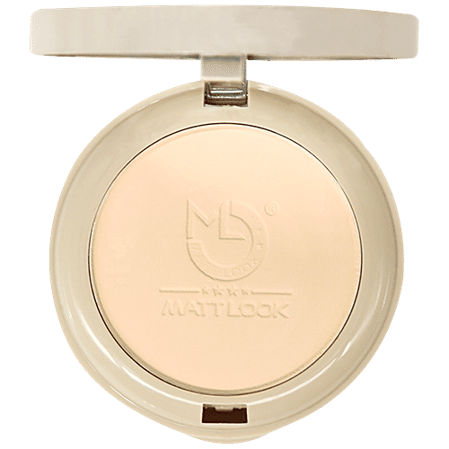 Mattlook Splendid Makeup 2 Way Cake Compact - High Coverage, Water Resistant, 20 g 02 White Ivory 