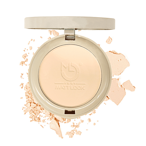 Mattlook Splendid Makeup 2 Way Cake Compact - High Coverage, Water Resistant, 20 g 02 White Ivory 