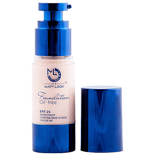 Buy Mattlook OilFree Foundation SPF25, Waterproof, Overtime Makeup