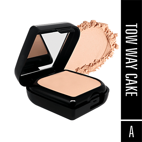 Half N Half Two Way Cake Compact Powder - SPF 20, Lightweight, Long-Lasting, 24 g Shade A 