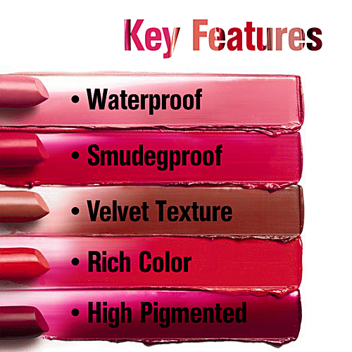 Mattlook Stay Matte Lipstick - Non-Transfer, Long-Lasting, Highly Pigmented, 3.5 g 11 Caramel 