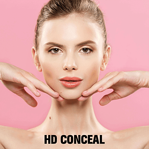 Half N Half HD Pro Concealer - Lightweight, Long-Lasting, Covers Dark Circles, 8 g 01 Fair 