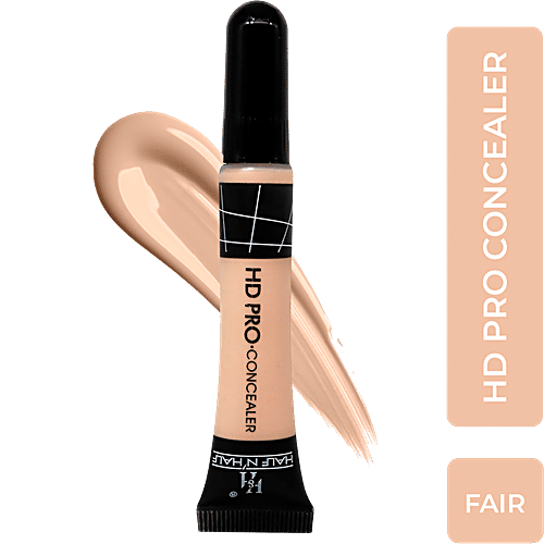 Half N Half HD Pro Concealer - Lightweight, Long-Lasting, Covers Dark Circles, 8 g 01 Fair 