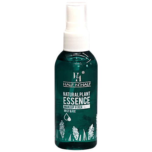 Half N Half Natural Plant Essence Makeup Fixer - Mist & Fix, Face Makeup Setting Spray, 80 ml Transparent 