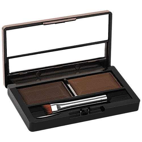 Mattlook Perfect Brow Duo-Shade Brow Powder - With Smudger Brush, Long-Lasting, 8 g 02 