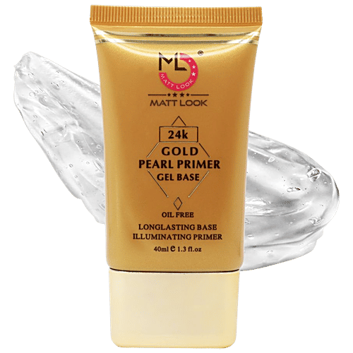 Buy Mattlook 24K Gold Pearl Primer Gel Base OilFree & LongLasting Online at Best Price of Rs