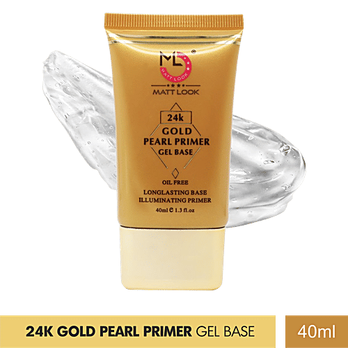 Buy Mattlook 24K Gold Pearl Primer Gel Base OilFree & LongLasting