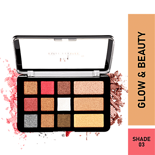 Buy Half N Half Beauty & Glow Ultra Pro Makeup Palette Eyeshadow & Highlighter, Multicolour
