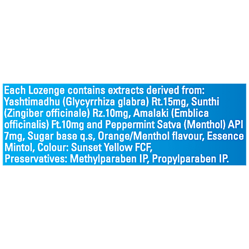 Buy Vicks 3 In 1 Throat Lozenges For Cough Orange Menthol, 8 pcs