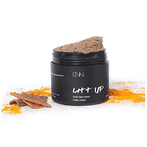 ENN Litt Up - Indian Ubtan Face Mask, Insta Glow, Improves Complexion, 100 g  