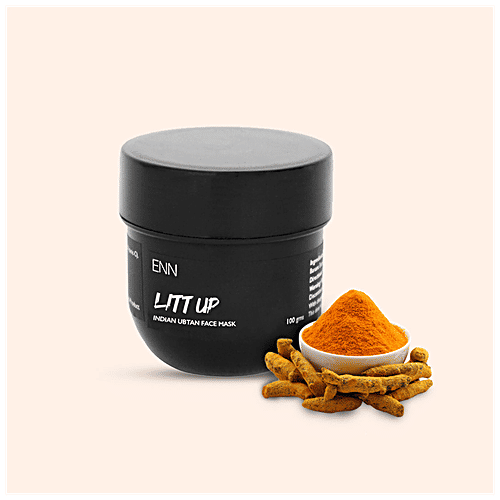 ENN Litt Up - Indian Ubtan Face Mask, Insta Glow, Improves Complexion, 100 g  