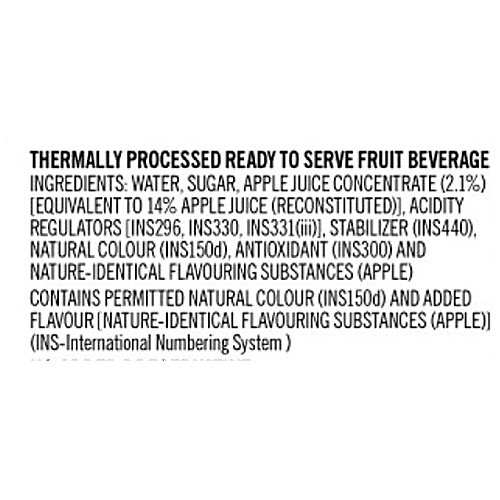 Appy Apple Juice Drink - Ready To Serve Fruit Beverage, 160 ml (Pack of 10) 