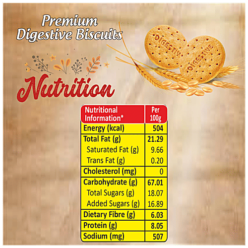 Buy Americana Premium Digestive Biscuits High In Fibre, Perfect Snack Online at Best Price of