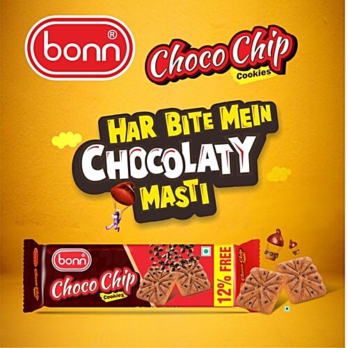 Bonn Choco Chip Cookies - Delightful Taste, Perfect Snack, 68 g