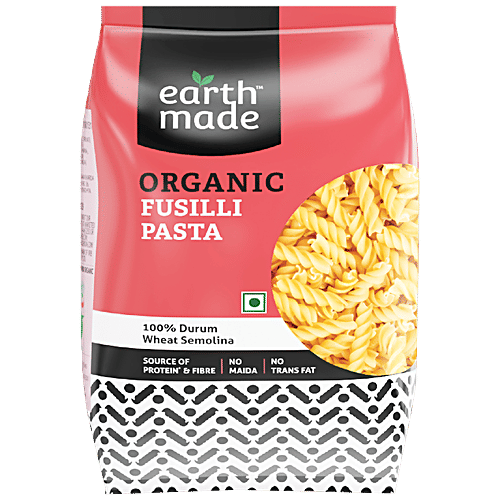 Buy EARTHMADE Organic Fusilli Pasta Rich In Protein Online at Best