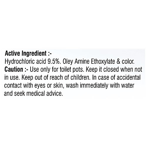 Hot Wash Extra Power Toilet Cleaner - 10X Better Cleaning, 1 L (Buy 1 Get 1 Free)