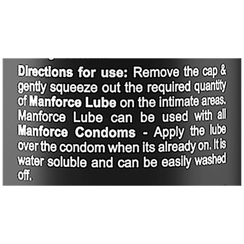 Buy Manforce Lube Lubrication Gel For Men & Women For Use With Condoms