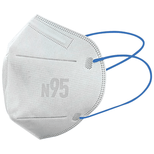 Safekind Face Mask N-95 - UVC Sanitised, 3 pcs (2 Black + 1 White)