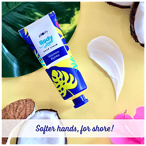 Plum BodyLovin' Hand Cream - Hawaiian Rumba, Super Moisturizing, Lightweight, 50 g (Buy 1 Get 1 Free) 