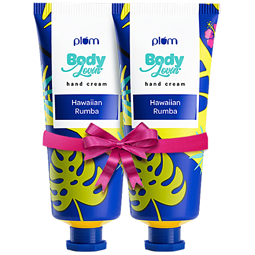 Plum BodyLovin' Hand Cream - Hawaiian Rumba, Super Moisturizing, Lightweight, 50 g (Buy 1 Get 1 Free) 
