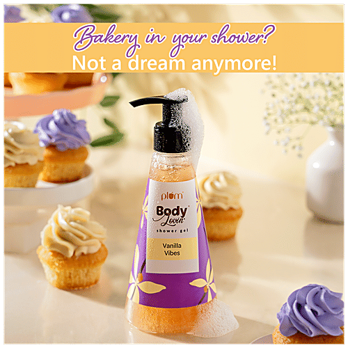 Buy Plum Plum BodyLovin’ Vanilla Vibes Shower Gel Online at Best Price