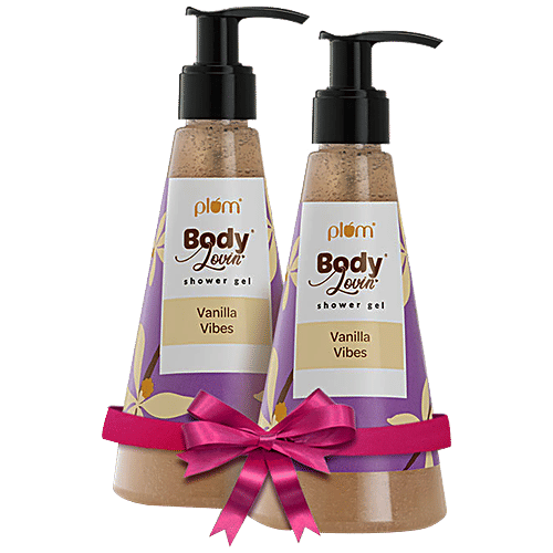 Buy Plum Plum BodyLovin’ Vanilla Vibes Shower Gel Online at Best Price
