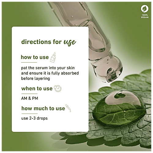 Plum Green Tea & Zinc Complex 3% Serum - With AcnacidolTM BG & Natural AHAs, Fights Pimples & Tightens Pores, 30 ml