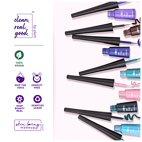Plum Eye-Swear-By Matte Liner - Water-Proof, Quick Drying, 100% Vegan & Cruelty Free, 3 ml 07 Cloud Pink 