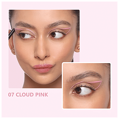 Plum Eye-Swear-By Matte Liner - Water-Proof, Quick Drying, 100% Vegan & Cruelty Free, 3 ml 07 Cloud Pink 