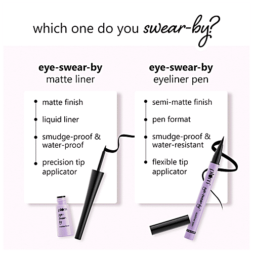 Plum Eye-Swear-By Matte Liner - Water-Proof, Quick Drying, 100% Vegan & Cruelty Free, 3 ml 07 Cloud Pink 