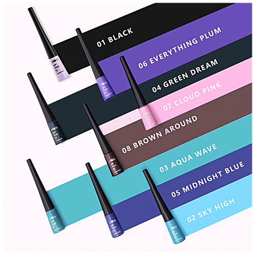 Plum Eye-Swear-By Matte Liner - Water-Proof, Quick Drying, 100% Vegan & Cruelty Free, 3 ml 07 Cloud Pink 