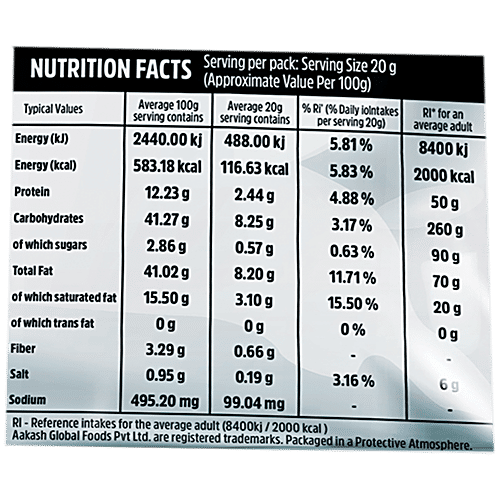 Aakash Garlic Mixture Namkeen, 800 g  Ethnic South Indian Snack