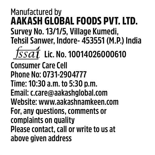 Aakash Garlic Mixture Namkeen, 800 g  Ethnic South Indian Snack