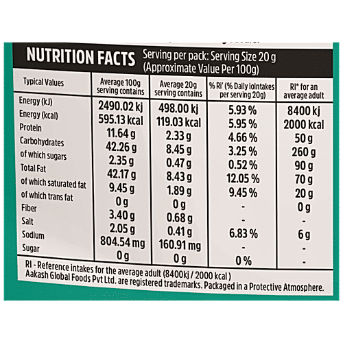 Aakash Ujjaini/Thin Masala Sev - Crunchy, Crispy, Perfect Snack, 900 g