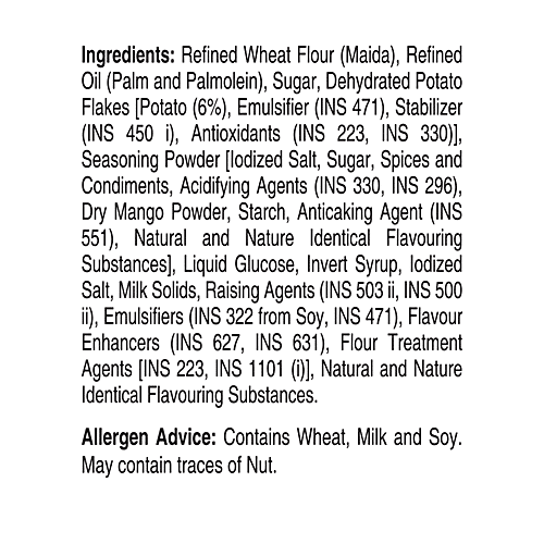 Unibic Snappers Potato Crackers - Achari Mango, Crispy & Crunchy, 300 g  