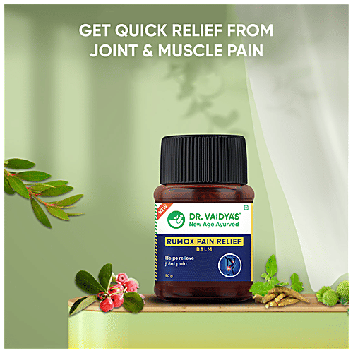 Buy Dr. Vaidyas Rumox Pain Relief Balm Helps Relieve Joint Aches